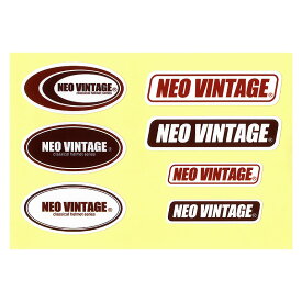 NEO VINTAGE SERIES ヘルメットステッカー 7枚セット PVC 耐光インク コーティング加工