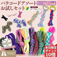 【SSラスト！本日限定★全商品P10倍＋パラP5倍】パラコード 10色セット カット済み 約50?150cm アソート …