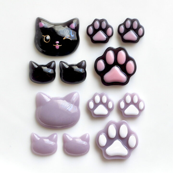 楽天市場】【ねこ モールド】ネコ シリコンモールド 猫 モチーフセット 