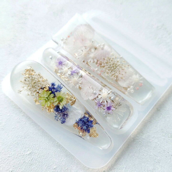楽天市場】【ヘアクリップモールド】シリコンモールド ヘアクリップ 