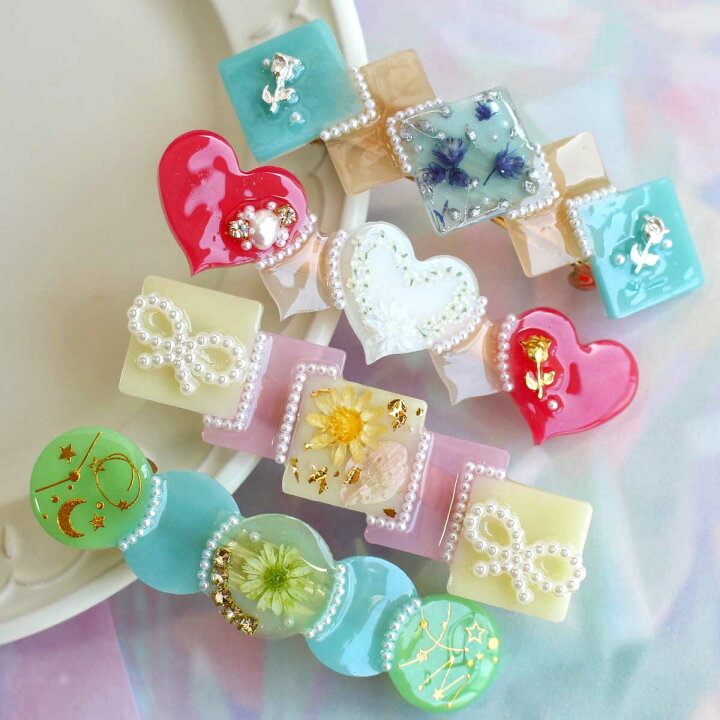 楽天市場】【ヘアクリップモールド】シリコンモールド ヘアピン 