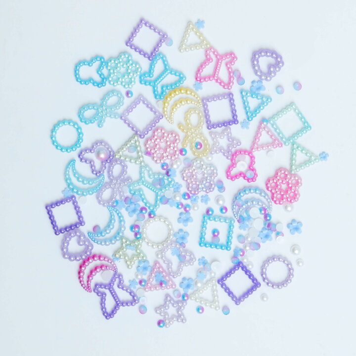 楽天市場】【レジン 封入】ゆめかわ デコレーションパール りぼん 