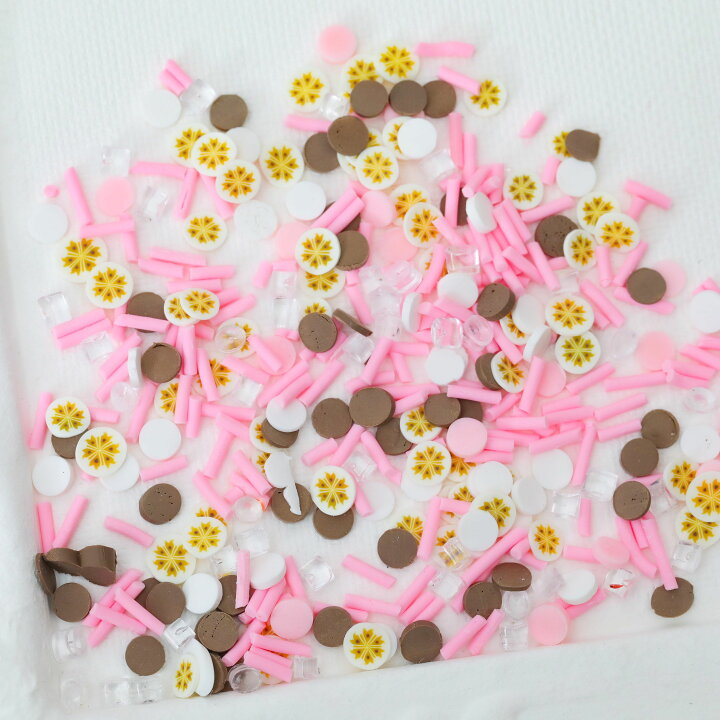 楽天市場】【レジン 封入素材】パーツミックス お菓子クレイ チョコ 