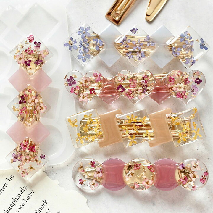 楽天市場】【ヘアクリップモールド セットE】ヘアクリップ シリコン  