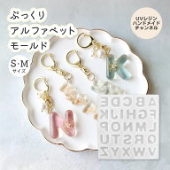 【シリコンモールド】 ぷっくり アルファベットモールド S・Mサイズ Resin Lab もりもとまきこさん監修 …