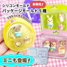 ☆ミニサイズ新登場☆ ランキング1位受賞！シリコンモールド レジン型 パッケージモールド ミニチュアケース 3種 3マス 2マス たまご型 ミニ フィギュア ディスプレイケース クリスタルケース ブリスターパッケージ スイーツパッケージ ブリスターパック お弁当箱 推し活