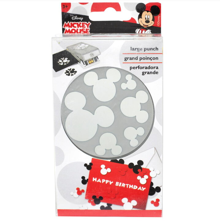 楽天市場 ディズニー クラフトパンチ ミッキー Lサイズ パンチ ペーパークラフト Disney 並行輸入品 コンフィッティ 6種類 Croccha Shop 楽天市場店