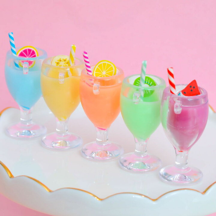 楽天市場】【4個入り】チャーム トロピカル ジュース カクテル  