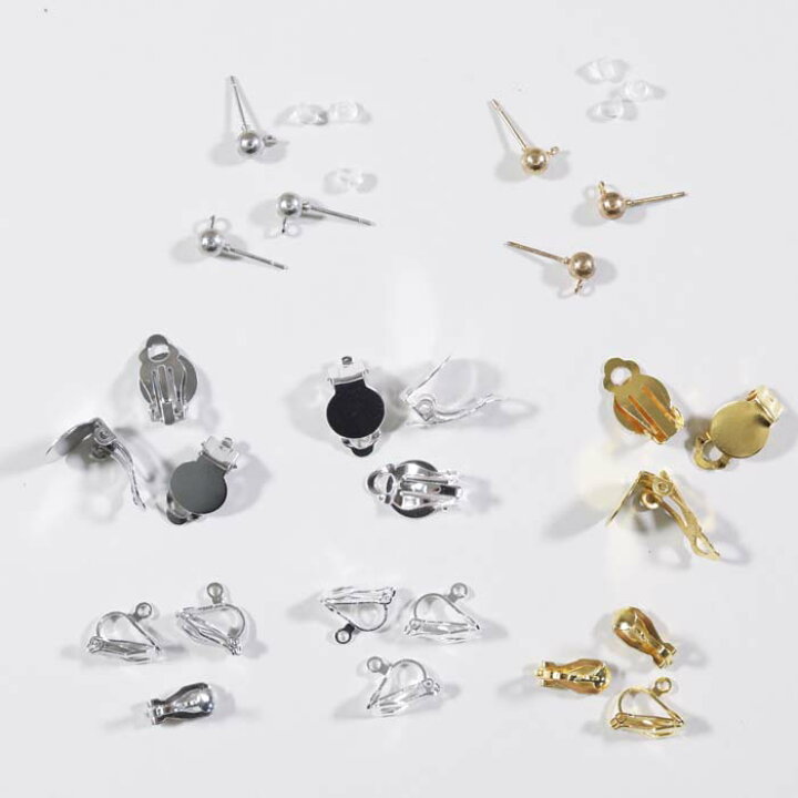 楽天市場】【基礎金具 セット】 アクセサリーパーツ『イヤリング 