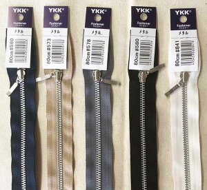 YKK 3YANO-80BL アルミオープンファスナー 5色展開