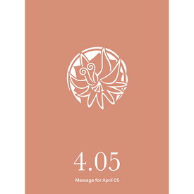 草紙堂　花結びメッセージカード　4月5日│カード・メッセージカード　バースデー・誕生日カード