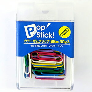 �|�b�v�X�e�B�b�N�iPOPSTICK�j�@�J���[�[���N���b�v�@28mm�@30g