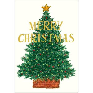 【クリスマス】 グリーティングライフ 米津祐介クリスマスミニカード YZ−33 ツリー