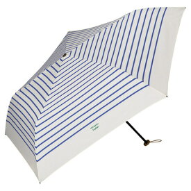 ダブリュピーシー（Wpc.）　フレンチボーダー　ミニ　ブルー│傘・レインウェア・雨具　折りたたみ傘