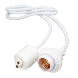 ヤザワ(YAZAWA) ライティングダクトレール用ソケット&コード E26 ICL4WH ホワイト