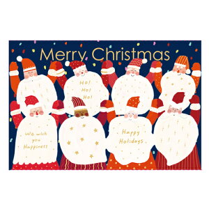 【クリスマス】 グリーティングライフ クリスマスジョイカード YD−30 サンタ
