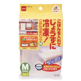 ニトムズ　ごはん冷凍パック　M　4枚入│保存用品