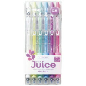 �p�C���b�g�iPILOT�j�@Juice�@�p�X�e���J���[�@�Q���C���L�{�[���y���@�ɍ�0.5mm�@6colors