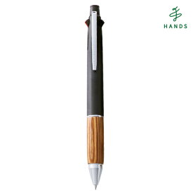三菱鉛筆×ハンズ　グリーンブランチプロジェクト　ジェットストリーム4＆1　0.5mm　ブラック│ボールペン　多機能ペン