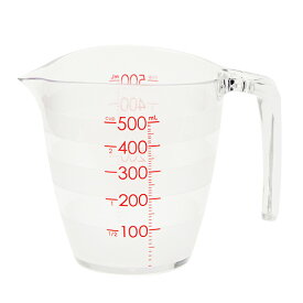 マーナ（marna）　目盛りが見やすい計量カップ　K728　500mL