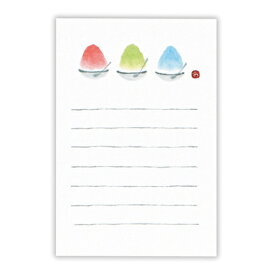 日本ホールマーク　和紙墨絵かき氷II　823016│カード・メッセージカード　グリーティングカード