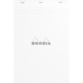 ロディア（RHODIA）　ブロックロディア　No.19　ホワイト　21×31.8cm（A4）│ノート・メモ　メモ帳・用紙