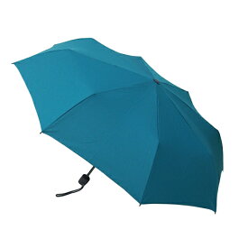 hands＋　風に強い簡単開閉　折りたたみ傘　55cm　ターコイズ│hands+ウェザー　hands+　折りたたみ傘