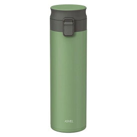 アスベル　真空断熱携帯タンブラー　500mL　グリーン│水筒・マグボトル・卓上ポット　水筒・マグボトル