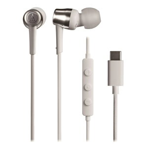 �I�[�f�B�I�e�N�j�J�iaudio-technica�j�@USB�@TYPE-C�p�C���z���@ATH-CKD30C�@�z���C�g