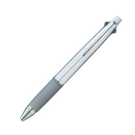 三菱鉛筆　ジェットストリーム　4&1　0.7mm　シルバー│ボールペン　多機能ペン
