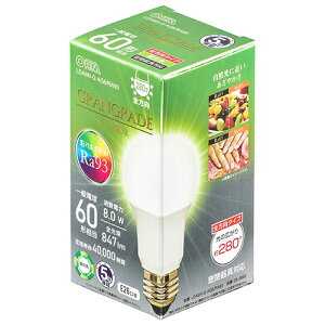 �I�[���d�@�iOHM�j�@LED�d���@E26�@60�`�����@�����F�@LDA8N-G�@AG6�^RA93