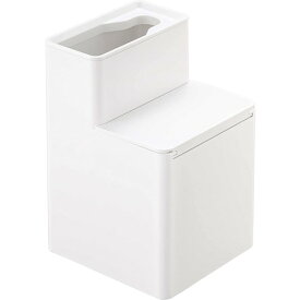 山崎実業　タワー（tower）　替ブラシ収納付　流せるトイレブラシスタンド　5722　ホワイト