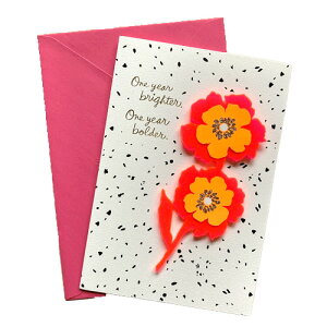 �z�[���}�[�N�iHallmark�j�@�A���J�[�h�@Signature�@�a�����j���@833121�@One�@year�@brighter�@One�@year�@bolde