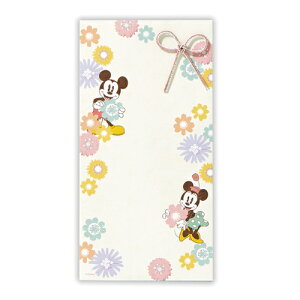 ホールマーク(Hallmark) 祝い事全般 封筒 ディズニー 無地フラワー ミッキーマウス&ミニーマウスIII 820527