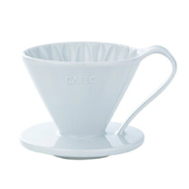 三洋産業　フラワードリッパー　有田焼　CFD－1　ホワイト　1杯用│コーヒー用品・茶器　コーヒードリッパー・フィルター