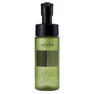 イロハ(iroha) インティメートウォッシュ フォームタイプ ベルガモットとビターオレンジの香り 150mL