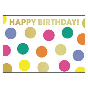 グリーティングライフ FunFunバースデーカード YY-28 ドット