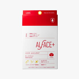 オルフェス（ALFACE+）　フェイスマスク　ディープブラック　4枚入│フェイスケア　フェイスマスク・パック