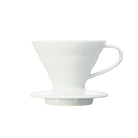 ハリオ（HARIO）　V60透過ドリッパー　01セラミック　VDCR-01-W　ホワイト│コーヒー用品・茶器