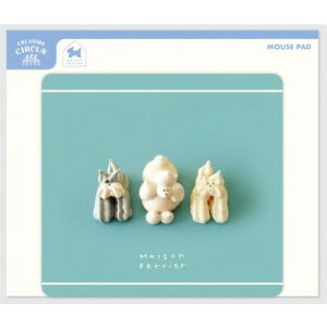 フロンティア クリエイターズサーカス メゾン・テリア マウスパッド メレンゲクッキードッグ