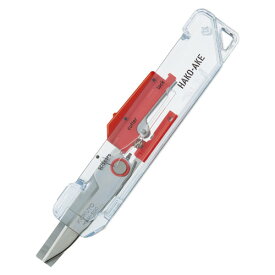 コクヨ（KOKUYO）　トランスペアレント　メカニズム（TRANSPARENT　MECHANISM）　2Way携帯ハサミ　ハコアケ（スタンダード刃・TM）　レッド　HSM-500TM-R