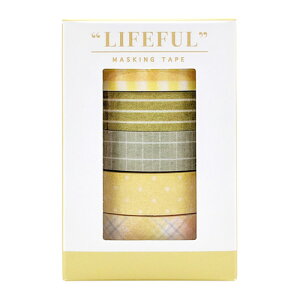 マインドウェイブ ライフフル マスキングテープ ボックスセット 95174 yellow life