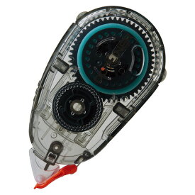 コクヨ（KOKUYO）　トランスペアレント　メカニズム（TRANSPARENT　MECHANISM）　テープのり　ドットライナー（本体・強粘着・TM）　ブラック　TA-DM400-08TM-D
