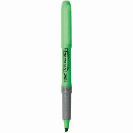 BIC　ブライトライナーグリップ　緑　BRIGRIP1│マーカー・サインペン・蛍光ペン　蛍光ペン