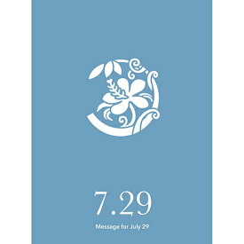 草紙堂　花結びメッセージカード　7月29日│カード・メッセージカード　バースデー・誕生日カード