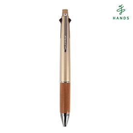 三菱鉛筆×ハンズ　グリーンブランチプロジェクト　ジェットストリーム4＆1　0.5mm　シャンパンゴールド│ボールペン　多機能ペン