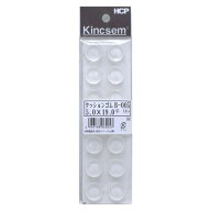 HCP　クッションゴム　B−005　5.0×径19mm　クリア　14個入