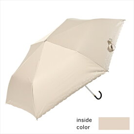 ニフティカラーズ（NiftyColors）　遮光デイジーヒートカットミニ　2398　ベージュ│傘・レインウェア・雨具　日傘・晴雨兼用傘