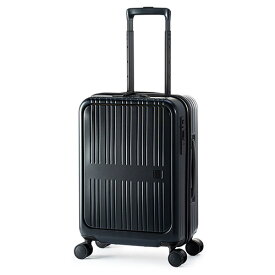 アジア・ラゲージ（ASIA　LUGGAGE）　Pitaflat　37L　PIF-8810-18　ブラック│スーツケース・旅行かばん　スーツケース