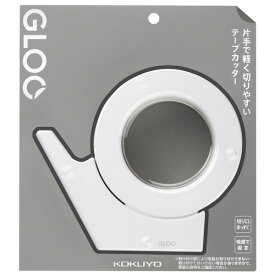 GLOO（グルー）　テープカッター　吸盤ハンディタイプ　大巻き　T−GM500W│ガムテープ・粘着テープ　テープカッター